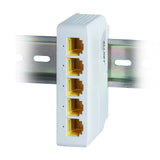 ALLNET 222870 Ikke administreret L2 Gigabit Ethernet (10/100/1000) Strøm over Ethernet (PoE) DIN rail Hvid