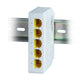 ALLNET 222870 Ikke administreret L2 Gigabit Ethernet (10/100/1000) Strøm over Ethernet (PoE) DIN rail Hvid