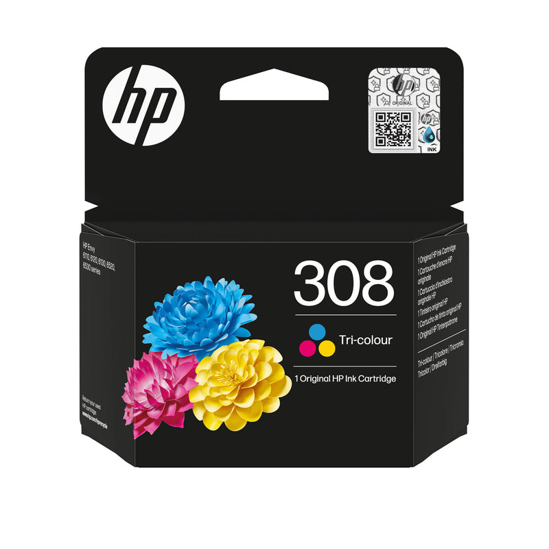 HP 308 trefarvet Original Ink-blækpatron
