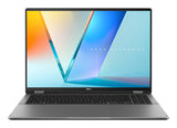 ASUS Vivobook 16 Flip TP3607AA-FLIP-DISSI4X Copilot+ PC Intel Core Ultra 9 386H Hybrid (2-i-1) 40,6 cm (16") Berøringsskærm WUXGA 32 GB LPDDR5x-SDRAM 1 TB SSD Wi-Fi 7 (802.11be) Windows 11 Pro Grå