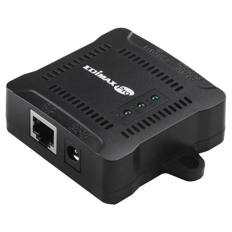 Edimax GP-101ST netværks-splitter Strøm over Ethernet (PoE) Sort