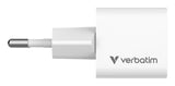 Verbatim 32395 oplader til mobil enhed Universel Hvid Vekselstrøm Hurtig opladning Indendørs