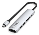 Satechi ST-P6SS interface hub USB Type-C 10000 Mbit/s Sølv