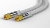 Goobay 70606 koaxial kabel 3 m F Hvid