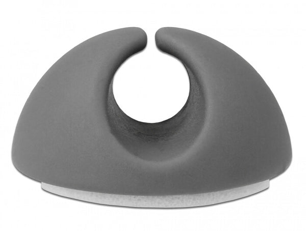 DeLOCK 18291 kabelorganisator Kabelholder Grå, Hvid 6 stk