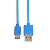 iBox IKUMTCB USB-kabel USB 2.0 1 m USB A USB C Blå