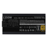 Cooler Master MWE Gold 1250 V2 ATX 3.1 enhed til strømforsyning 1250 W 24-pin ATX Sort