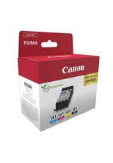 Canon 2103C006 blækpatron 4 stk Original Sort, Blå, Magenta, Gul