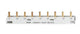 ABB PS3/9 pin skinne 1 stk 158 mm