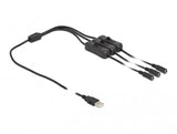 DeLOCK 86798 el-ledning Sort 1 m USB A