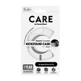 PanzerGlass CARE™ by ® Case Transparent m. Sølv Kickstand & MagSafe iPhone 16 Pro