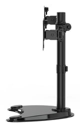 Gembird MS-D2ST-02 skærmbeslag og -stativer 81,3 cm (32") Skrivebord Sort