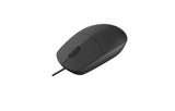 Rapoo N100-BK mus Kontor Ambidextrous USB Type-A Optisk 1600 dpi