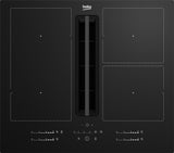 Beko HIXI64700UF kogeplade Sort Indbygget 60 cm Zone induktionskogeplade 4 zone(s) Indbygget hætte