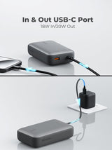 AUKEY PB-Y57 powerbank Lithium 20000 mAh Grå
