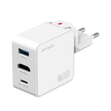 4smarts 541711 oplader til mobil enhed Universel Hvid Vekselstrøm Hurtig opladning Indendørs