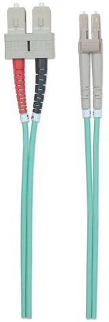 Intellinet 750158 InfiniBand og fiberoptisk kabel 2 m LC SC Turkisfarve