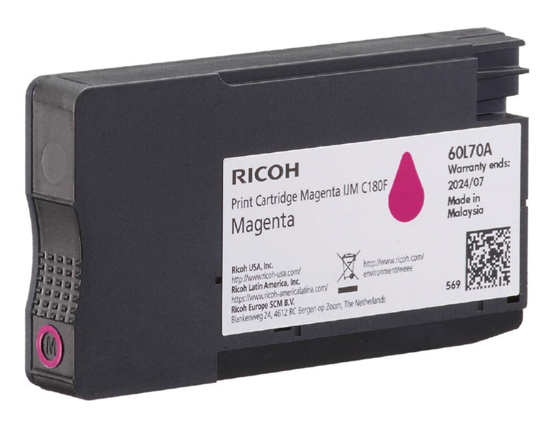 Ricoh 408519 tonerpatron 1 stk Original Magenta