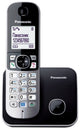 Panasonic KX-TG6811 DECT telefon Nummervisning Sort