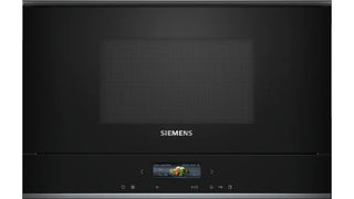 Siemens iQ700 BF722L1B1 mikrobølgeovn Sort Solo mikroovn Indbygget 21 L 900 W