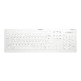 Contour Design Active Key AK-C8112 tastatur Medicinsk RF trådløst QWERTZ Tysk Hvid