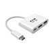 Tripp Lite U444-06N-HU-C dockingstation USB 3.2 Gen 1 (3.1 Gen 1) Type-C Hvid