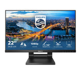 Philips B Line 222B1TC/00 computerskærm 54,6 cm (21.5") 1920 x 1080 pixel Fuld HD LED Berøringsskærm Sort