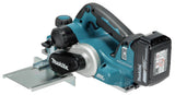 Makita DKP181RTJ elektrisk høvl Sort, Sølv, Teal 12000 rpm