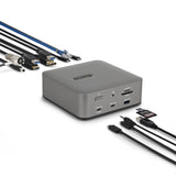StarTech.com 215UE-TB5USB4DOCK dockingstation Ledningsført Thunderbolt 5 Grå