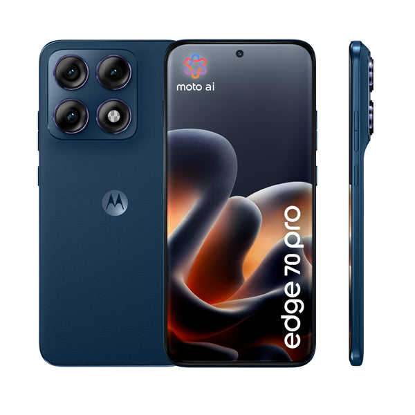 Motorola edge 70 pro 17,2 cm (6.78") Dual SIM Android 16.0 5G USB Type-C 8 GB 256 GB 6500 mAh Mørkeblå