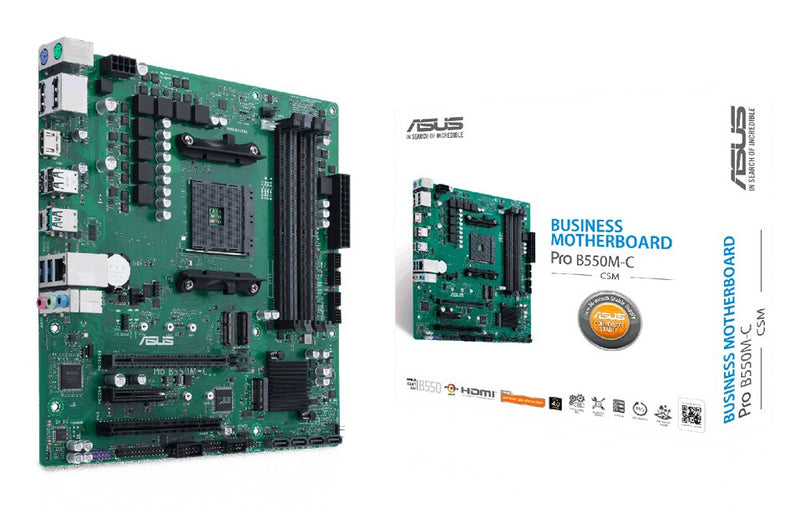 ASUS PRO B550M-C/CSM AMD B550 Stik AM4 micro ATX
