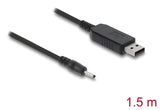 DeLOCK 90982 el-ledning Sort 1,5 m USB A DC