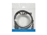 Lanberg CA-C13C-11CC-0018-BK el-ledning Sort 1,8 m C13 forbinder CEE7/7