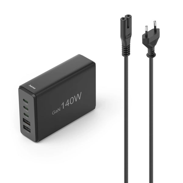 Hama 00201978 oplader til mobil enhed Laptop, Strømbank, Smartphone, Tablet Sort Vekselstrøm Hurtig opladning Indendørs