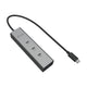 i-tec Metal C31HUBMETAL8KPDPRO interface hub USB Type-C 10000 Mbit/s Sølv