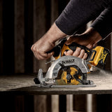 DeWALT DCS512P2-QW transportabel rundsav 14 cm Sort, Gul 3600 rpm
