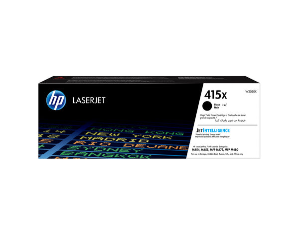 HP 415X Original LaserJet-tonerpatron med høj kapacitet, sort