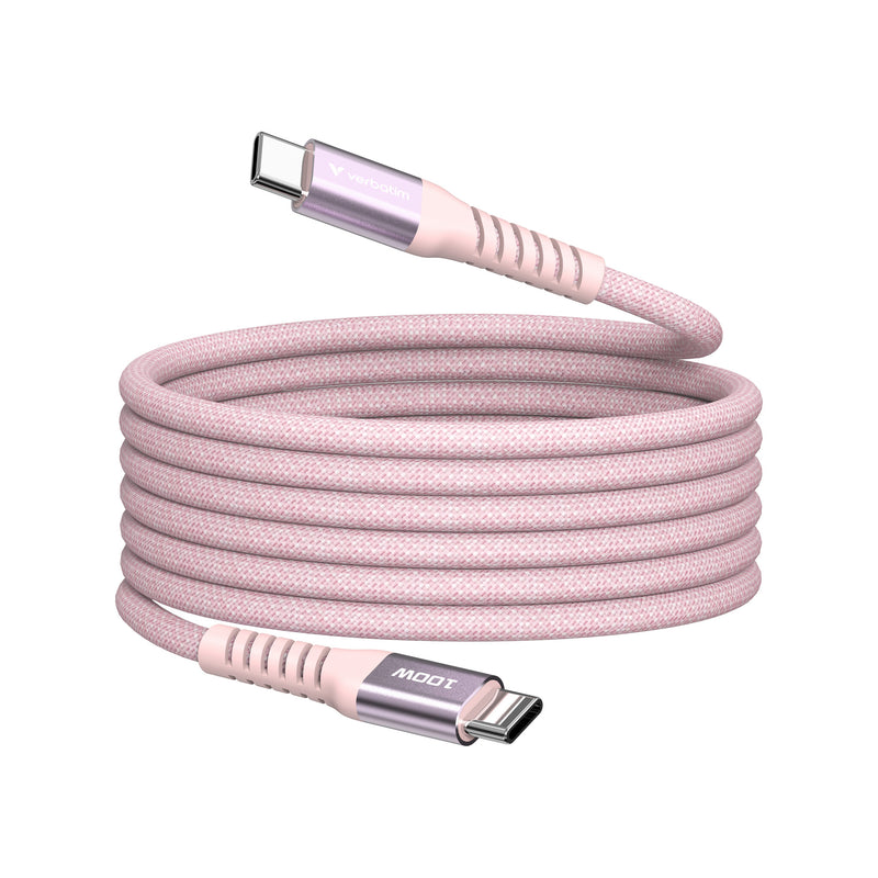 Verbatim 31857 USB-kabel USB 2.0 1,2 m USB C 0,48 Gbit/sek. 100 W Lyserød