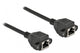DeLOCK 87009 netværkskabel Sort 1 m Cat6a S/FTP (S-STP)
