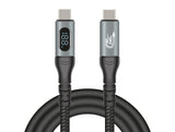 DeLOCK 86067 USB-kabel USB4 Gen 3x2 1 m USB C 40 Gbit/sek. 240 W Sort