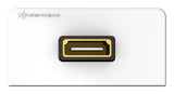 Kindermann 7456 000 542 stikkontakt HDMI Sølv