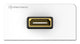 Kindermann 7456 000 542 stikkontakt HDMI Sølv