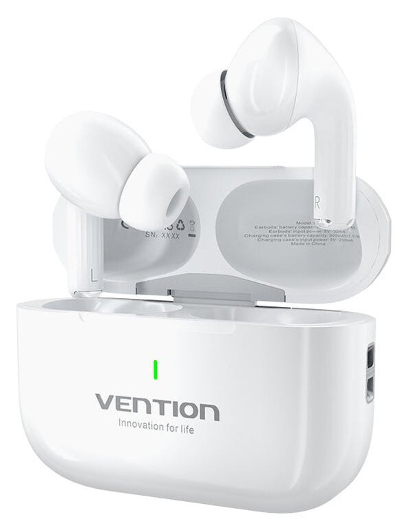 Vention Echo Lite E11 Headset True Wireless Stereo (TWS) Open-ear Opkald/musik USB Type-C Bluetooth Hvid