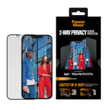 PanzerGlass ® 2-Way Privacy Skærmbeskyttelse iPhone 17e | 16e | 14 | 13 | 13 Pro | Ultra-Wide Fit m. Fastfit in-a-box