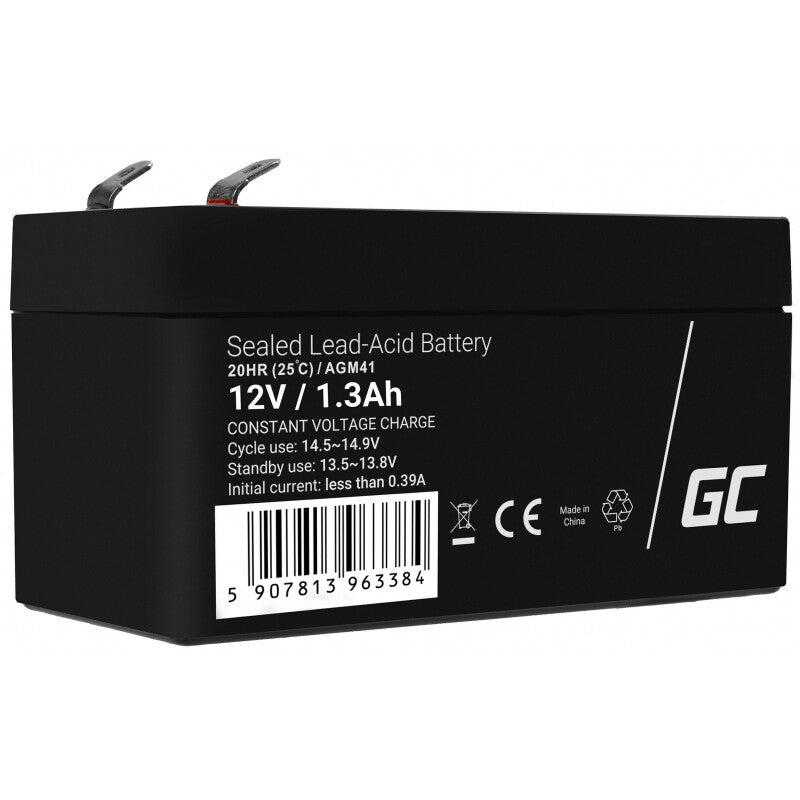 Green Cell AGM41 UPS batteri Blybatterier (VRLA) 12 V 1,3 At