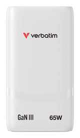 Verbatim 32355 oplader til mobil enhed Laptop, Smartphone, Tablet Hvid Vekselstrøm Hurtig opladning Indendørs