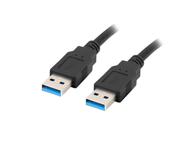 Lanberg CA-USBA-30CU-0010-BK USB-kabel USB 3.2 Gen 1 (3.1 Gen 1) 1 m 5 Gbit/sek. Sort