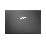 MSI Modern 14 F1MG-876FRNN Intel Core 5 120U Laptop 35,6 cm (14") Fuld HD 16 GB DDR4-SDRAM 512 GB SSD Wi-Fi 6E (802.11ax) Windows 11 Pro Platin, Grå AZERTY Fransk