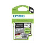 DYMO D1 Højtydende Permanente Polyesteretiketter | 19 mm x 5,5 m rulle | Sort tekst på hvid | Selvklæbende etiketter til LabelManager-etiketprintere | Ægte