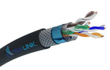Extralink EX.16262 netværkskabel Sort 305 m Cat5e SF/UTP (S-FTP)
